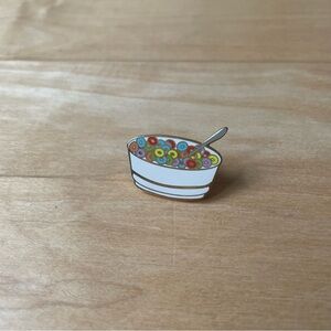 Enamel Froot Loops cereal pin